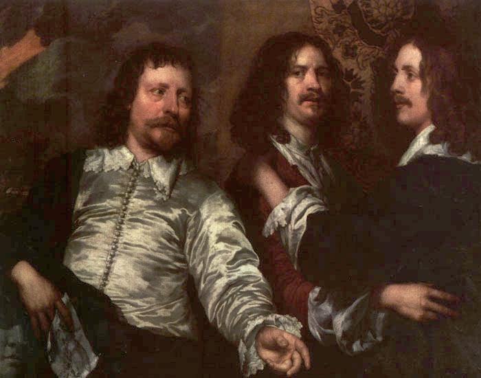  The Painter with Sir Charles Cottrell and Sir Balthasar Gerbier dfg